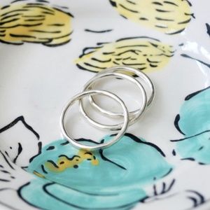 Silver Stacking Rings